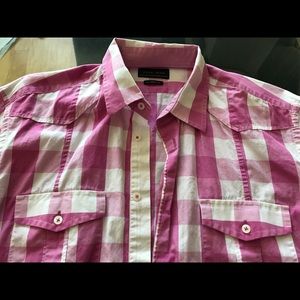 Zara Man checkered medium